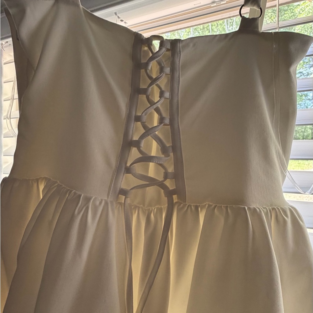 House of CB Kelly White Corset Midi Sundress size Medium - Picture 4 of 8